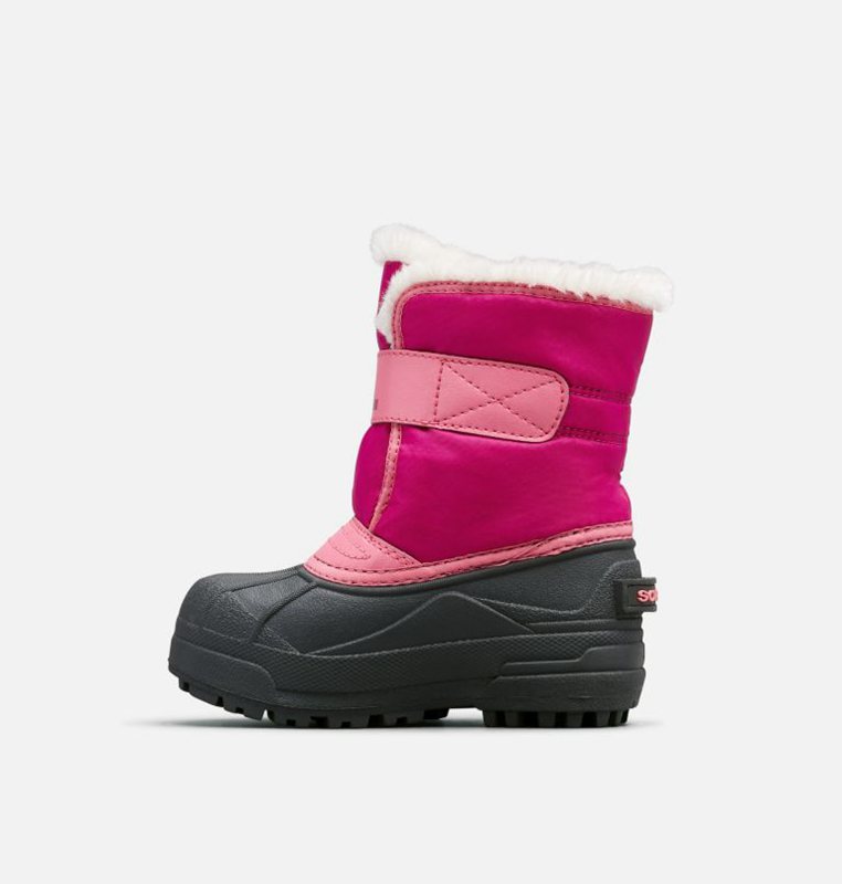 Botas Nieve Sorel Niños - Childrens Commander™ Rosas/Negras - 94172-ZRLQ